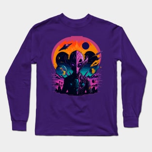 UFO Attack Long Sleeve T-Shirt